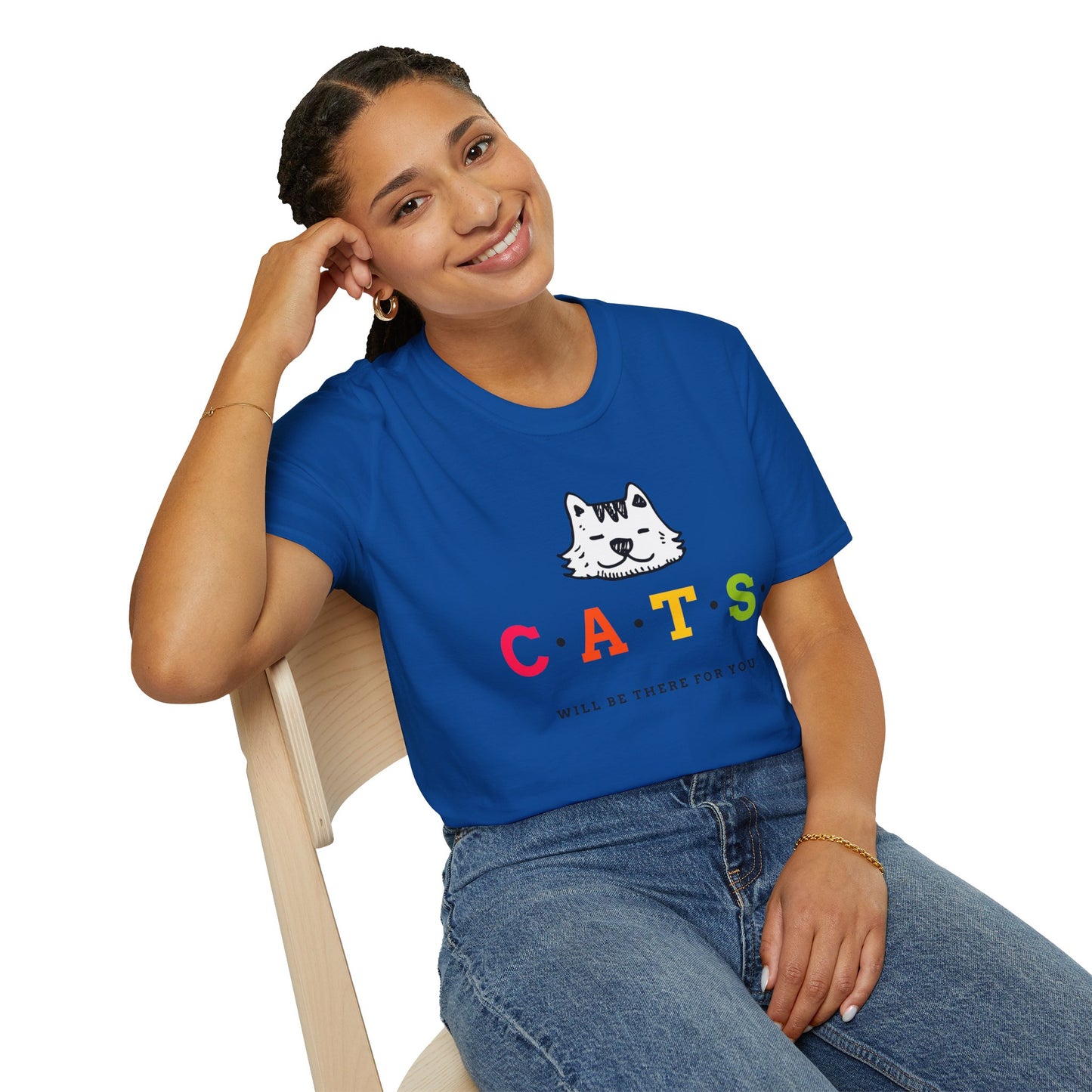 T-shirt "Os gatos estarão lá para você" | Menu