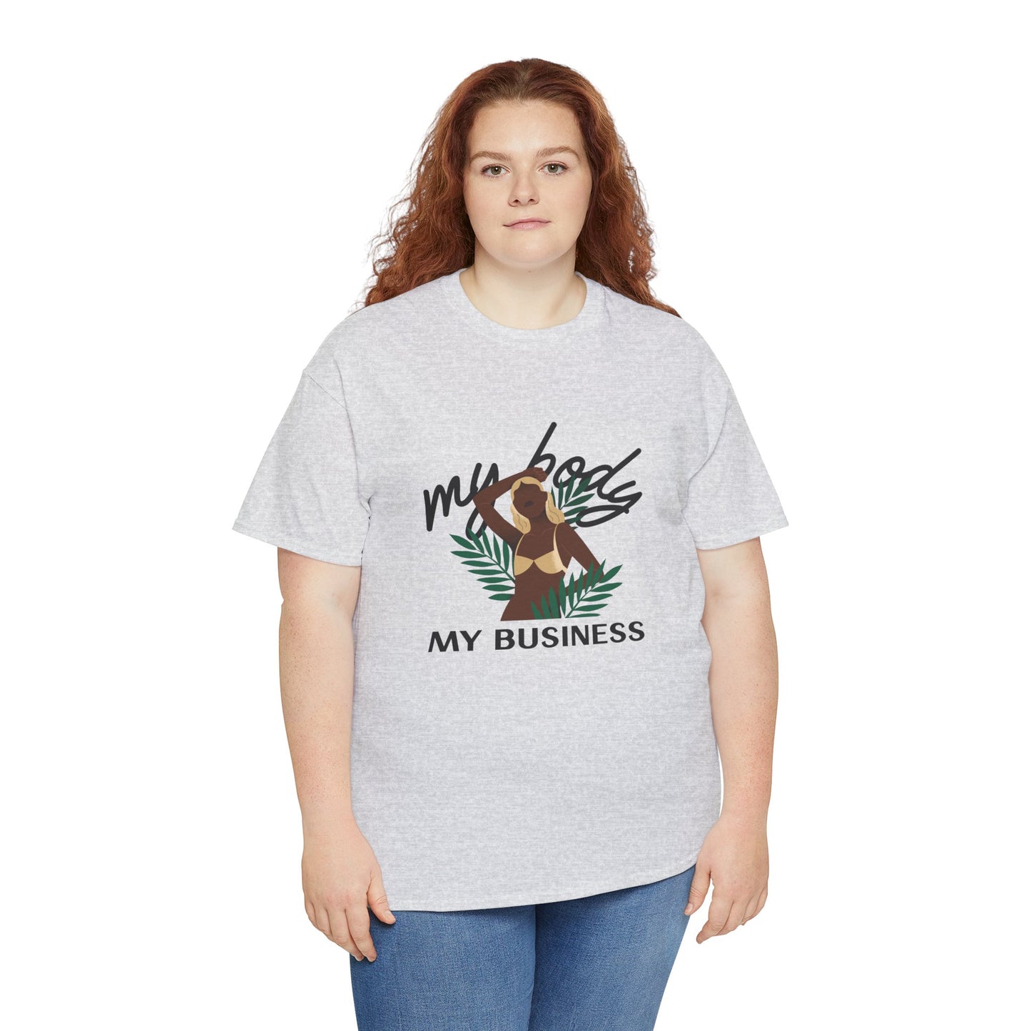 "My Body My Business" - Camiseta de empoderamento feminino - Fique forte com Romero's