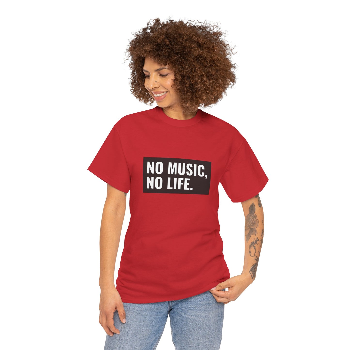 T-shirt - "Nenhuma música, nenhuma vida" | Mulheres | Romero