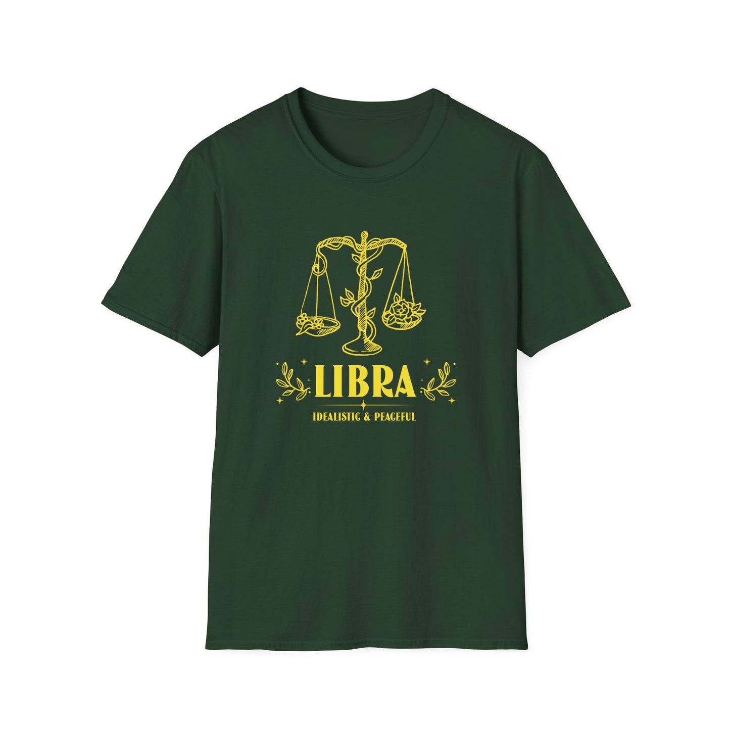 Camiseta "Libra: Idealista e Pacífica" | Menu