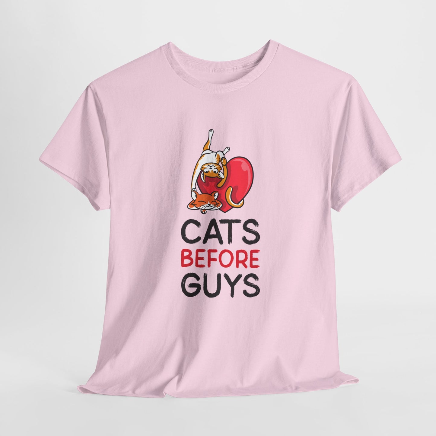 Camiseta - "Cats Before Guys" - Mulher - Romero's