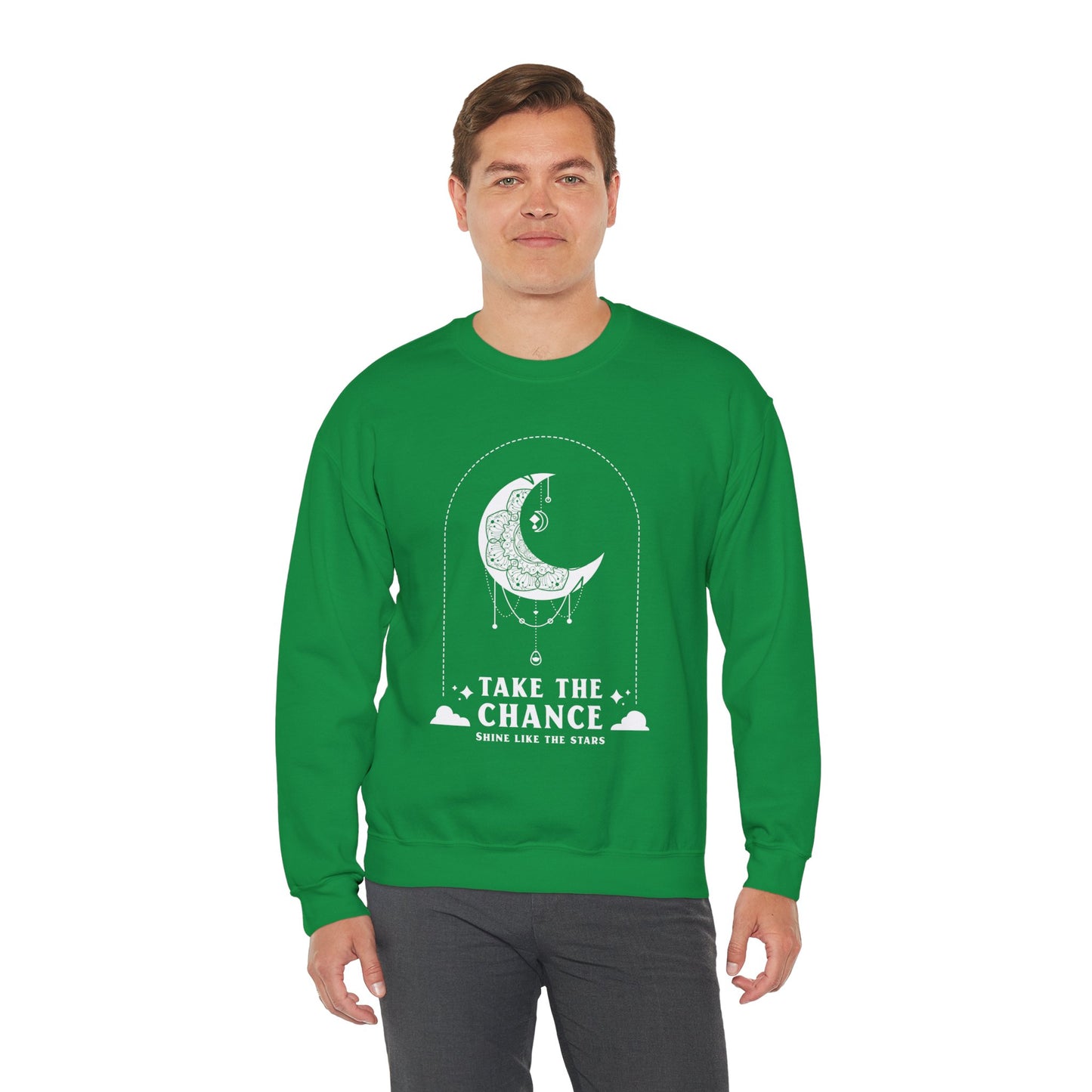 Sweatshirt "Take the Chance, Shine like the Stars" - Man