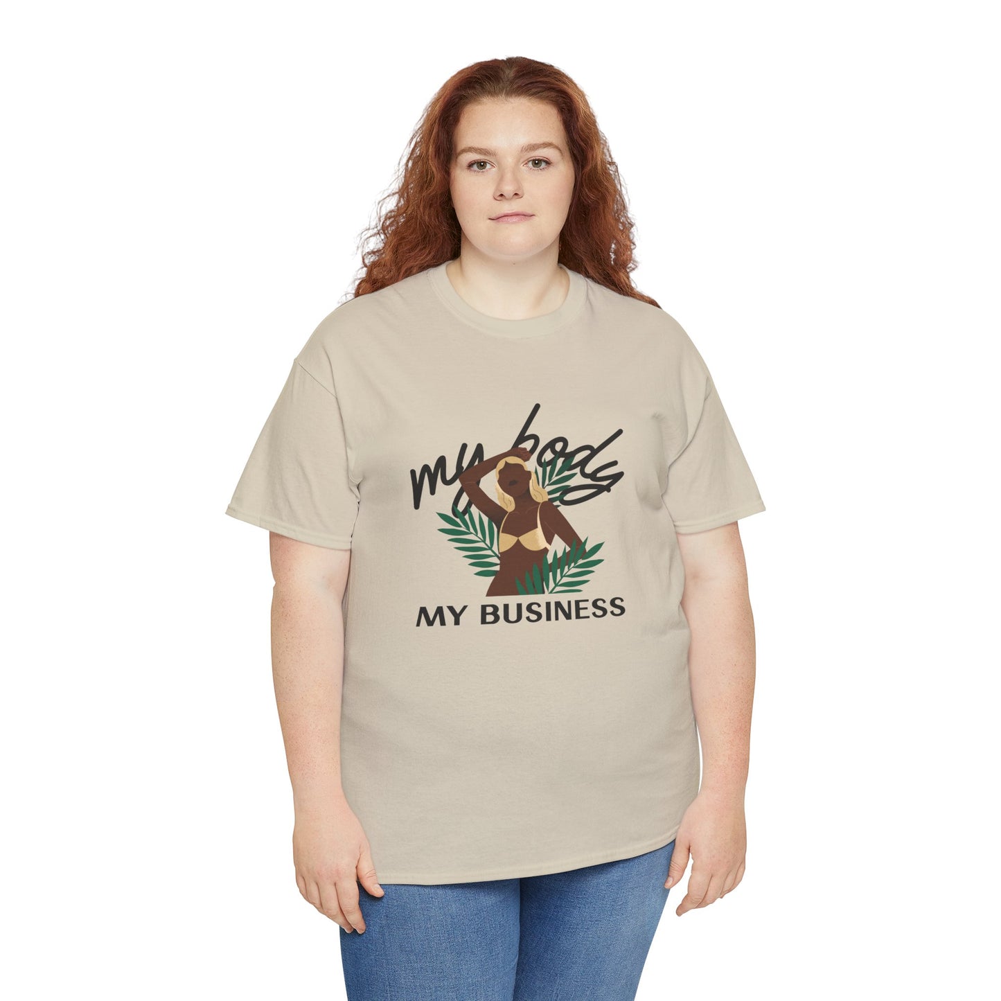 "My Body My Business" - Camiseta de empoderamento feminino - Fique forte com Romero's