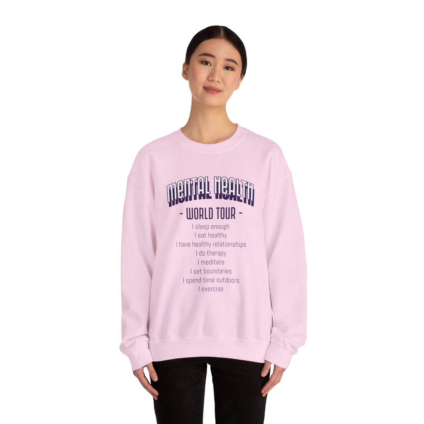 Sweatshirt  'Mental Health World Tour' | Women | Romero's: Estilo con Intención"