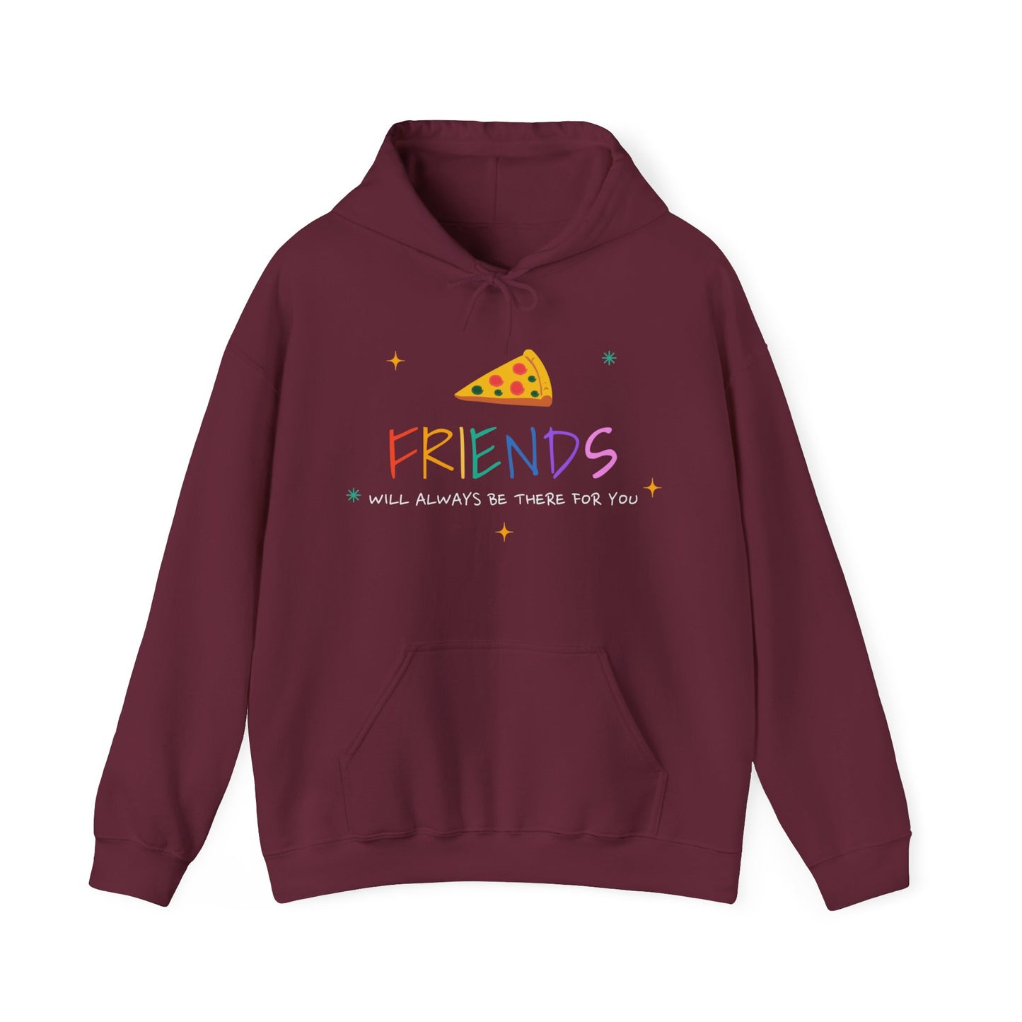 Switshirt with Hood "Friends will always be there for you" - Man