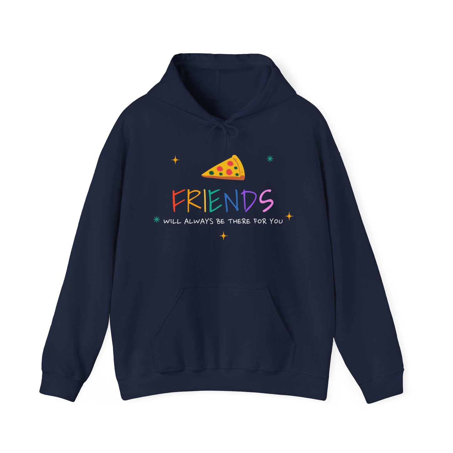 Switshirt with Hood "Friends will always be there for you" - Man