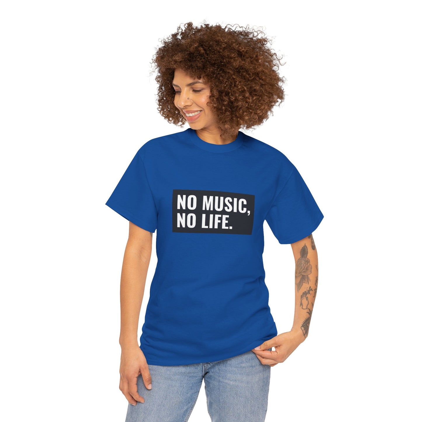 T-shirt - "Nenhuma música, nenhuma vida" | Mulheres | Romero