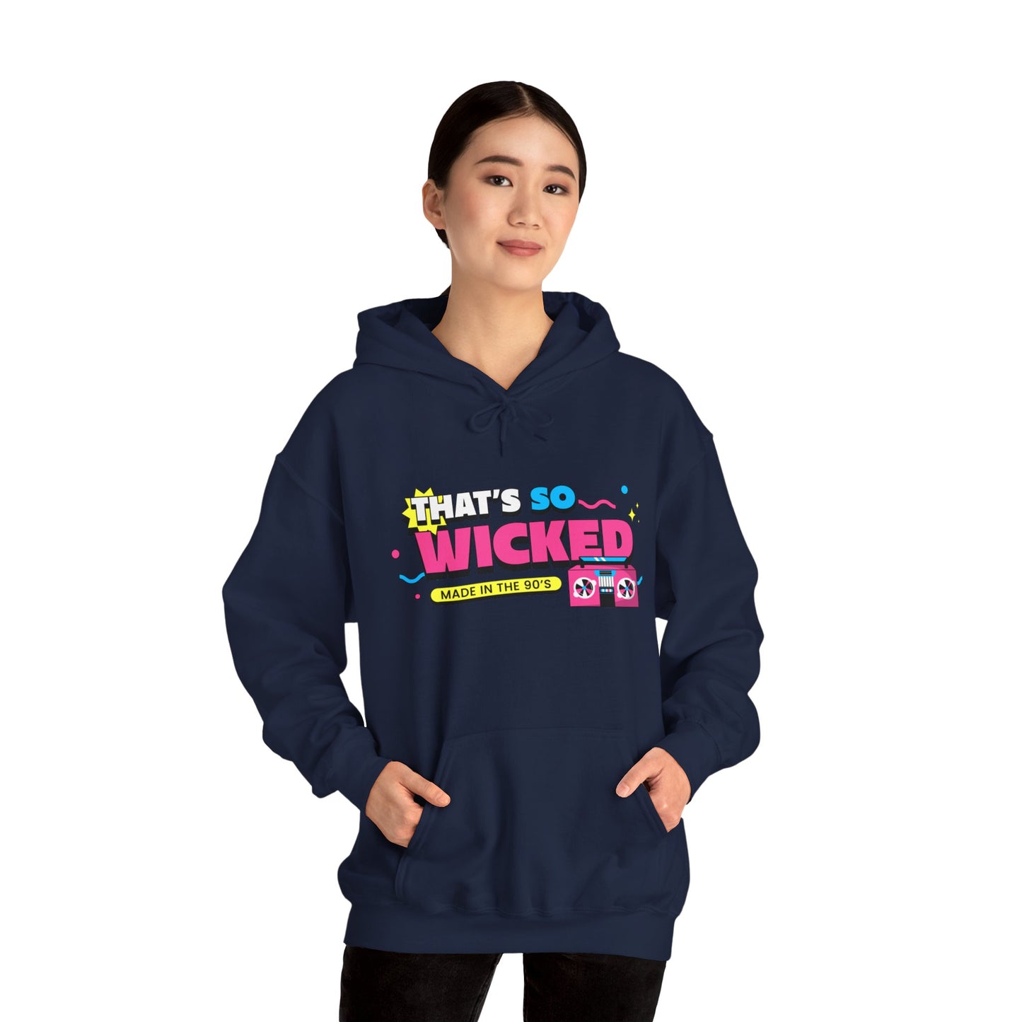 "90's Kid" Hooded Sweatshirt - Woman