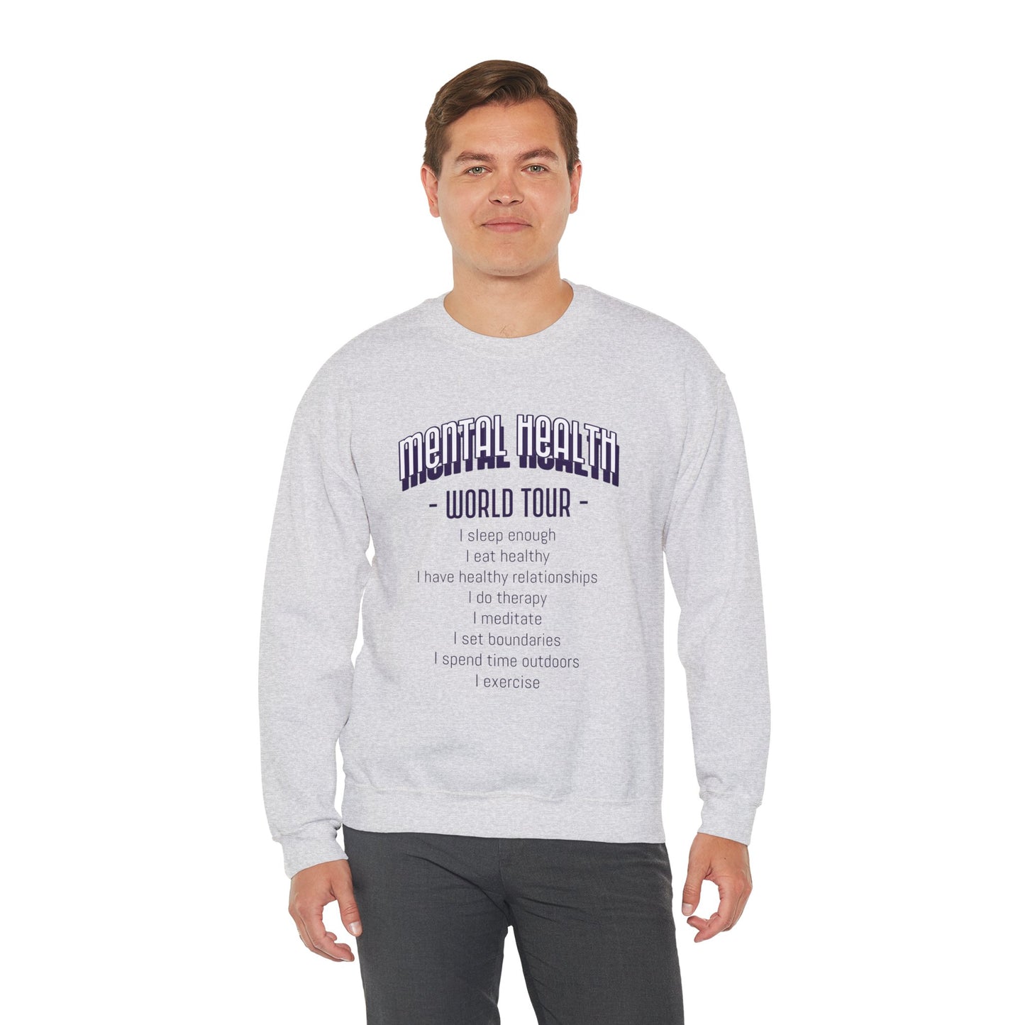 Sweatshirt  'Mental Health World Tour' | Men | Romero's: Estilo con Intención"