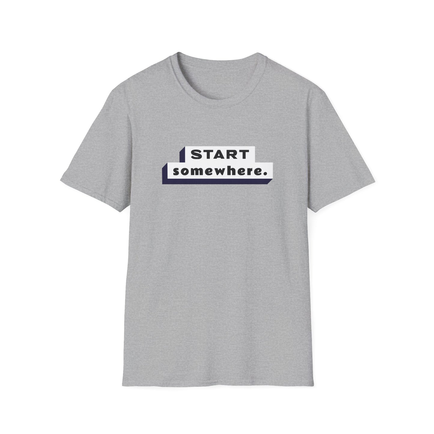 "'Start Somewhere' T-shirt | Men | Romero's: Style with Purpose"