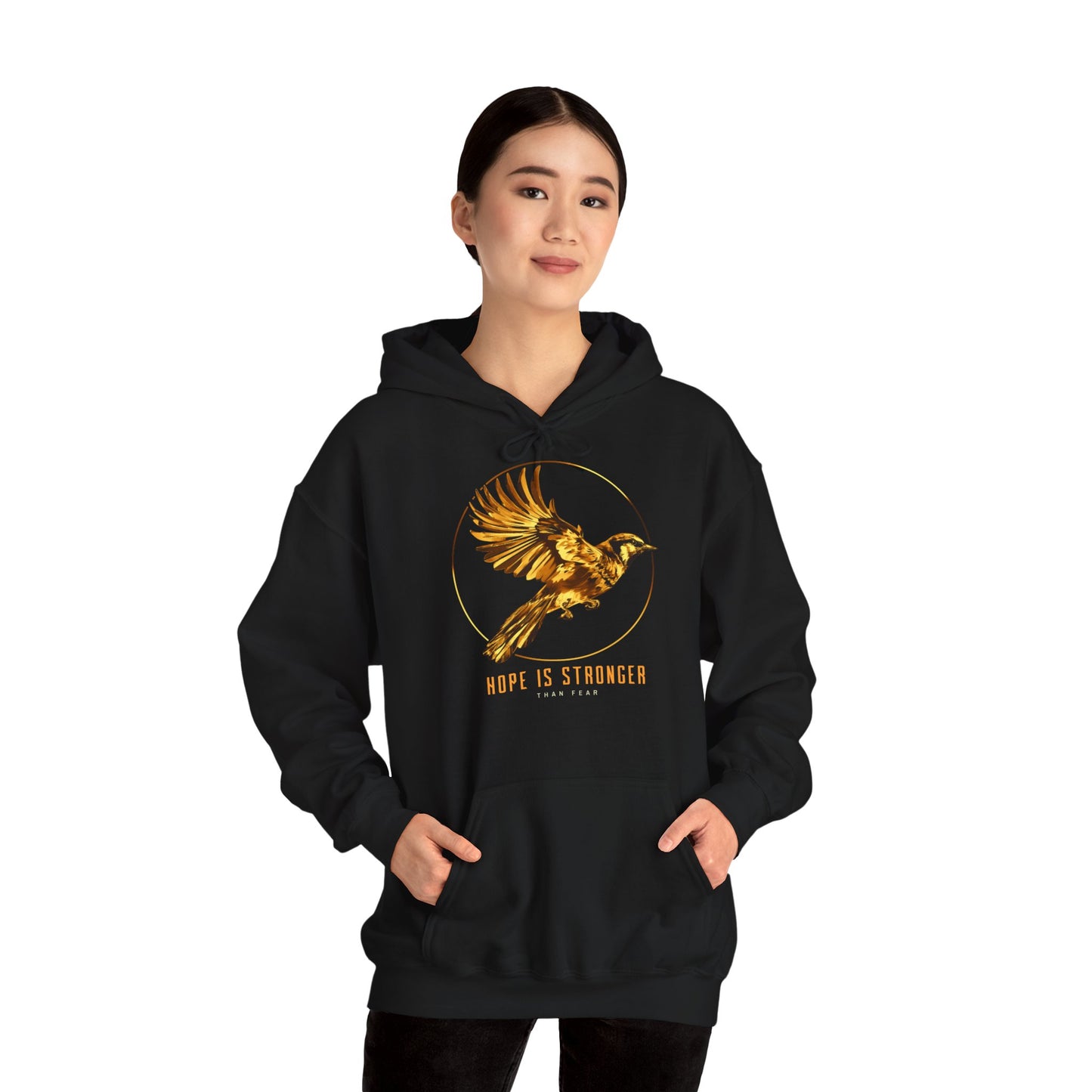 Sweatshirt "A esperança é mais forte que o medo" - Mulher