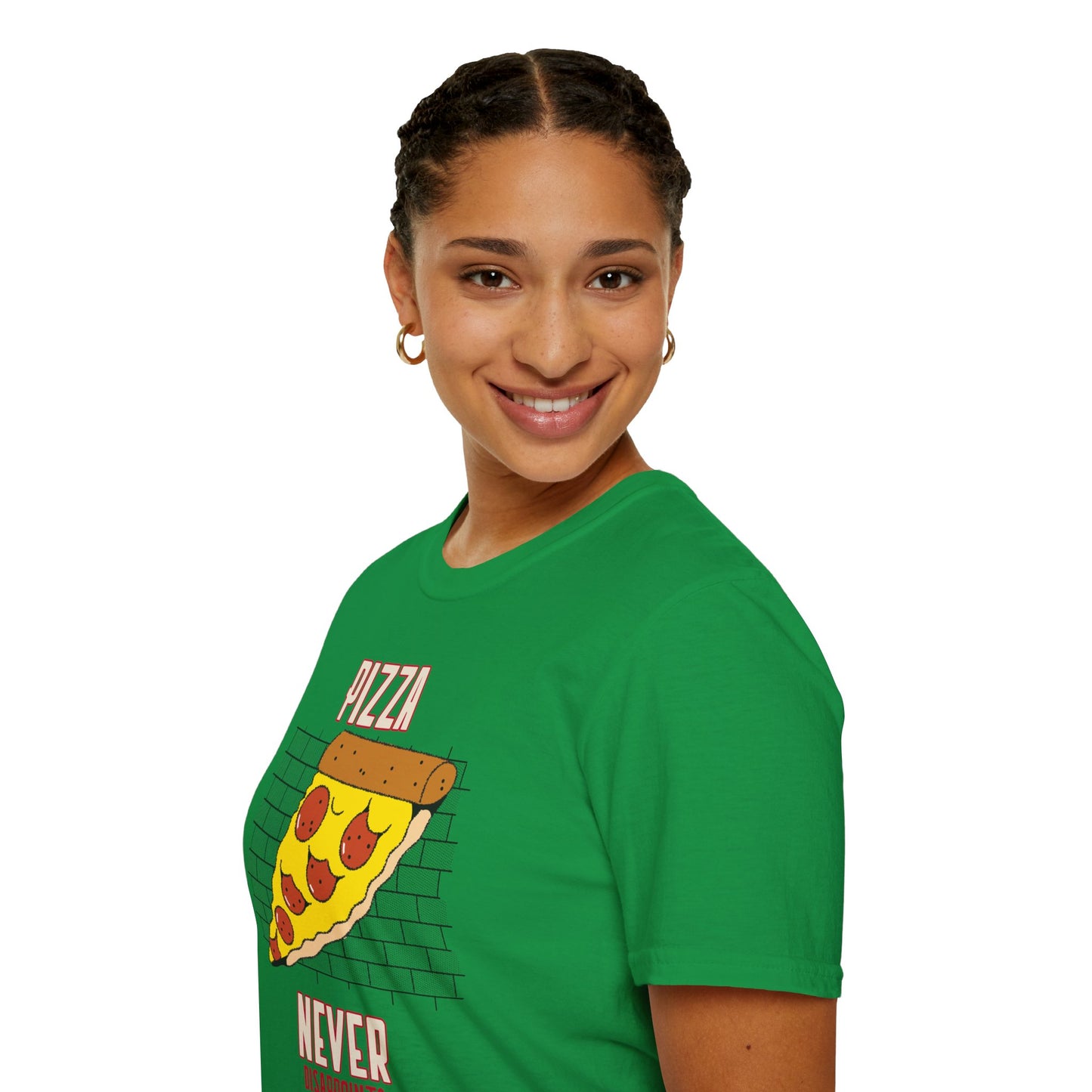 T-shirt "Pizza Nunca Decepciona" - Mulher