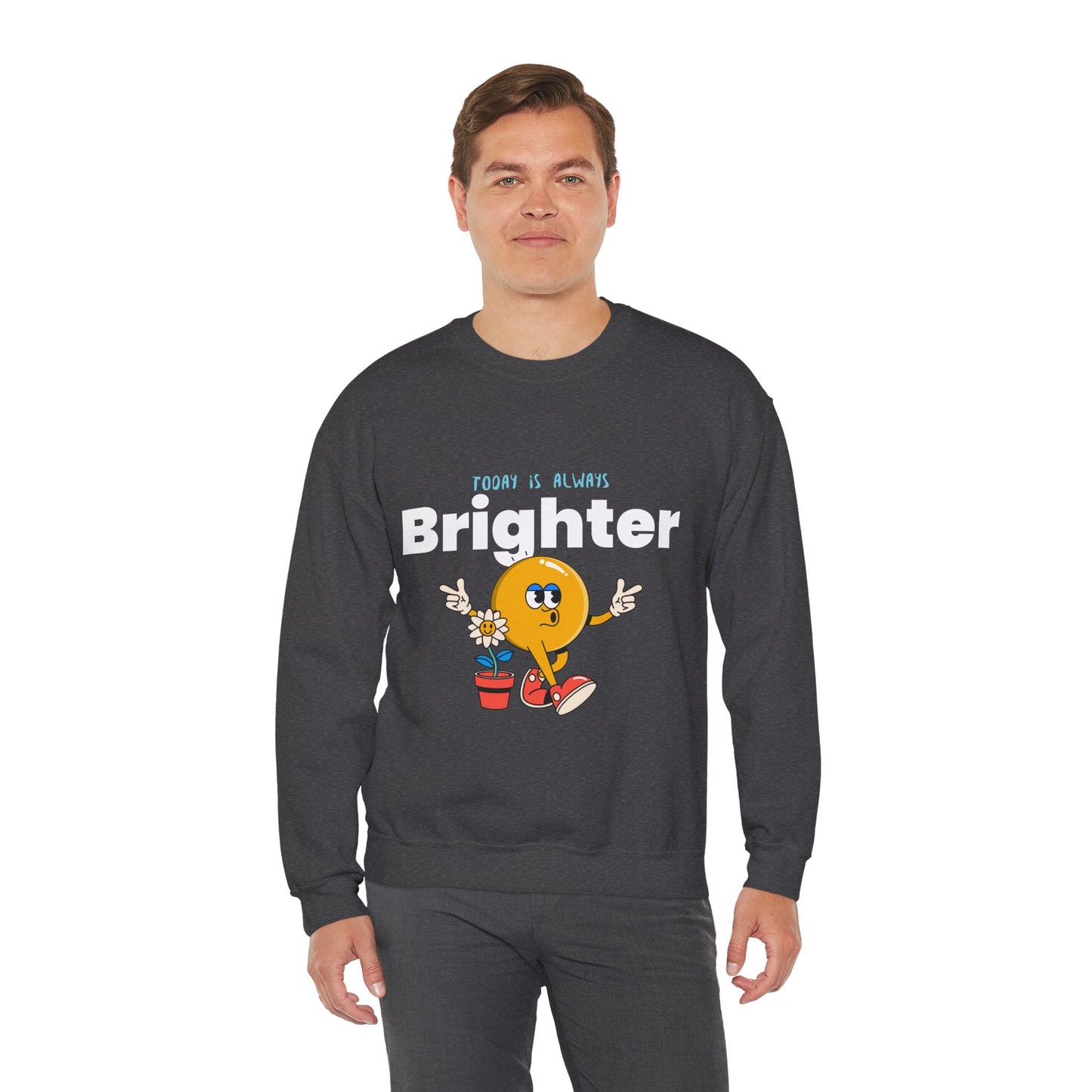 Sweatshirt "Hoje é sempre mais brilhante" - Homem