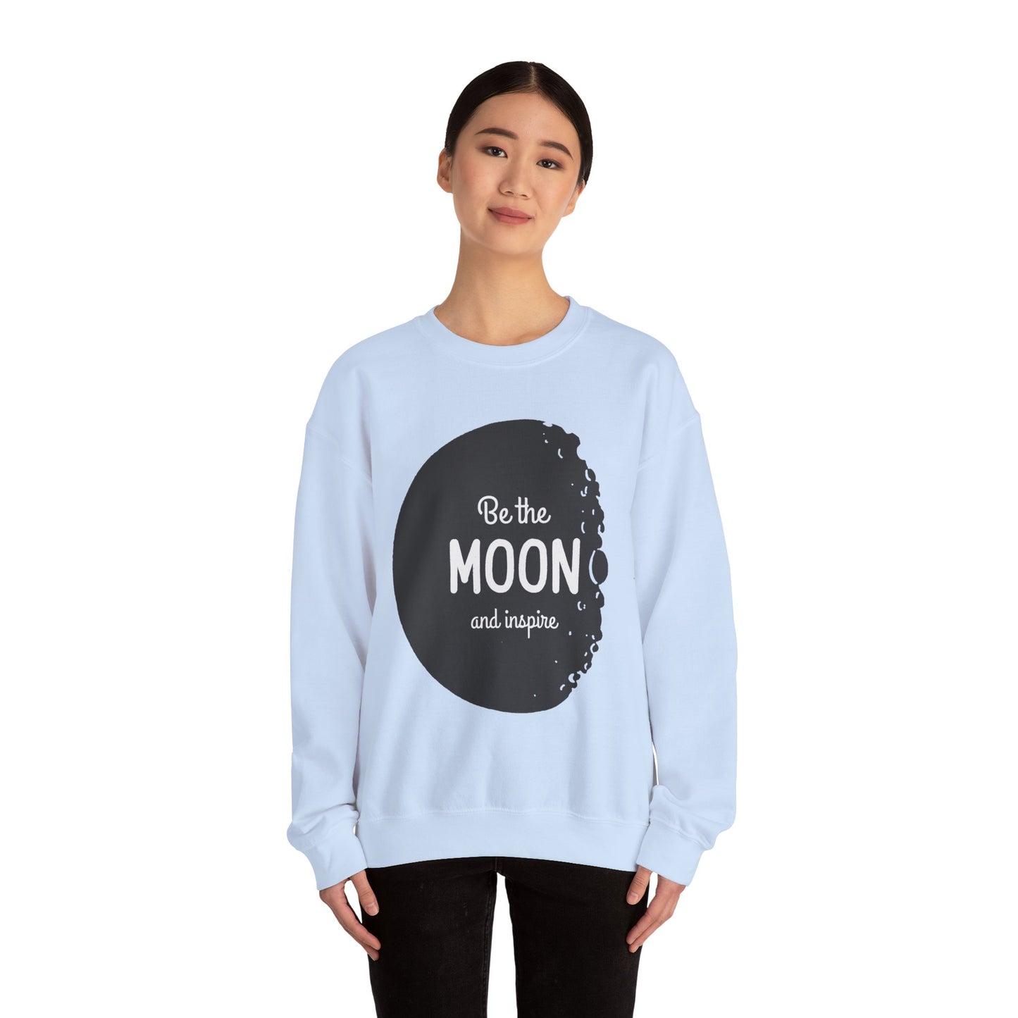 Sweatshirt "Seja a Lua e Inspire" - Mulher