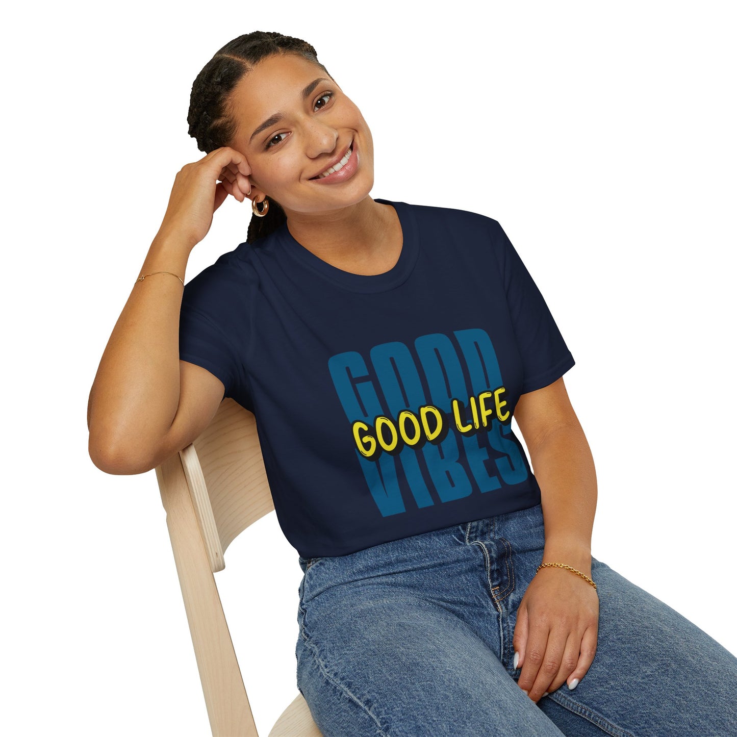 T-Shirt "Good Vibes, Good Life" - Woman