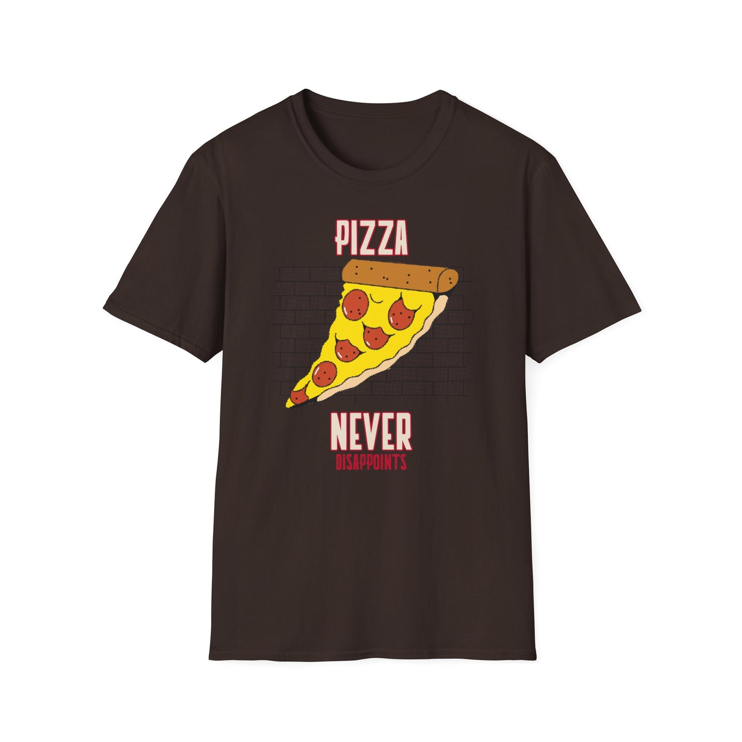 T-shirt "Pizza Never Disappoints" - Men