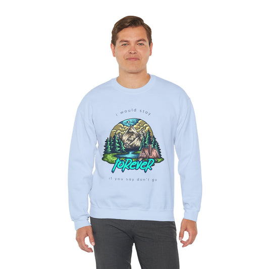 Sweatshirt "Say Don't Go" - Homem