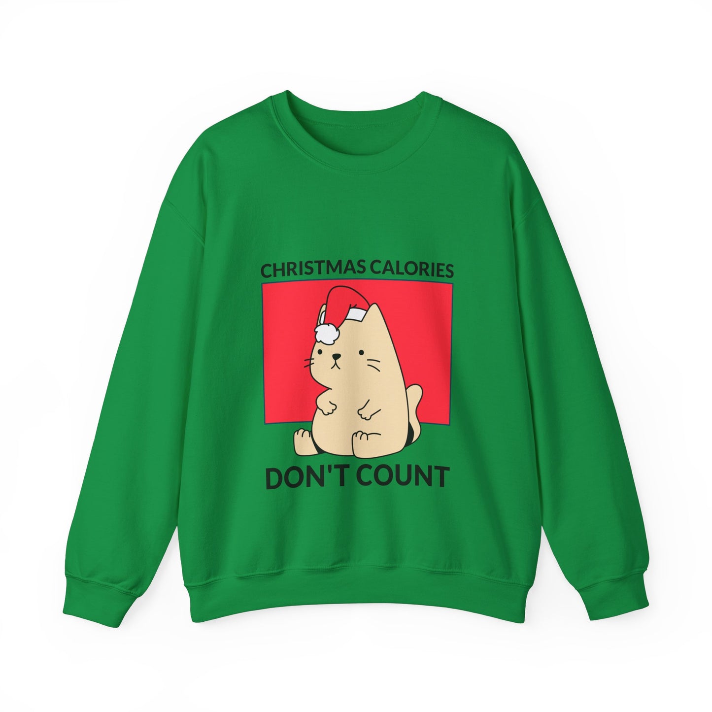 Sweatshirt "Christmas Calories Don't Count" - Man