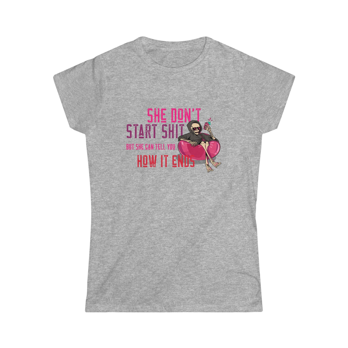 Camiseta feminina Softstyle "Vigilante Shit" - inspirada na força de Taylor Swift