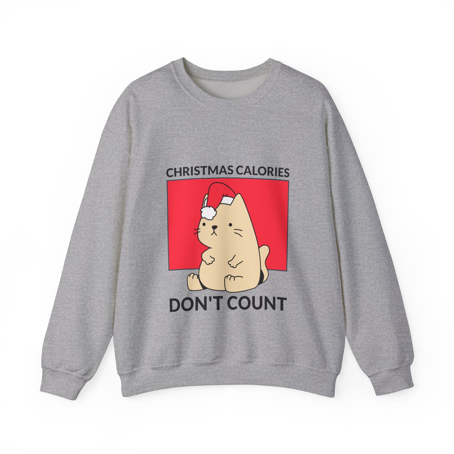 Sweatshirt "Christmas Calories Don't Count" - Man