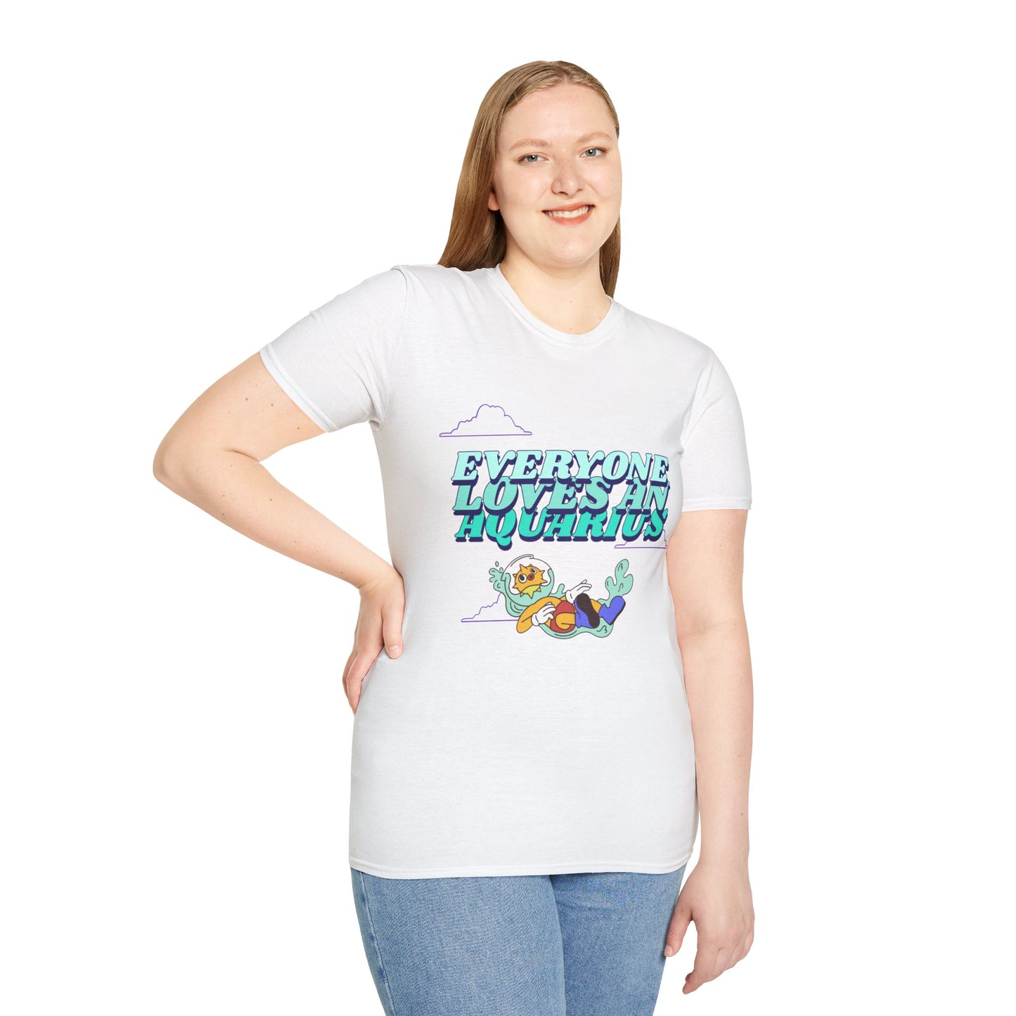 T-Shirt "Everyone loves an Aquarius" | Women