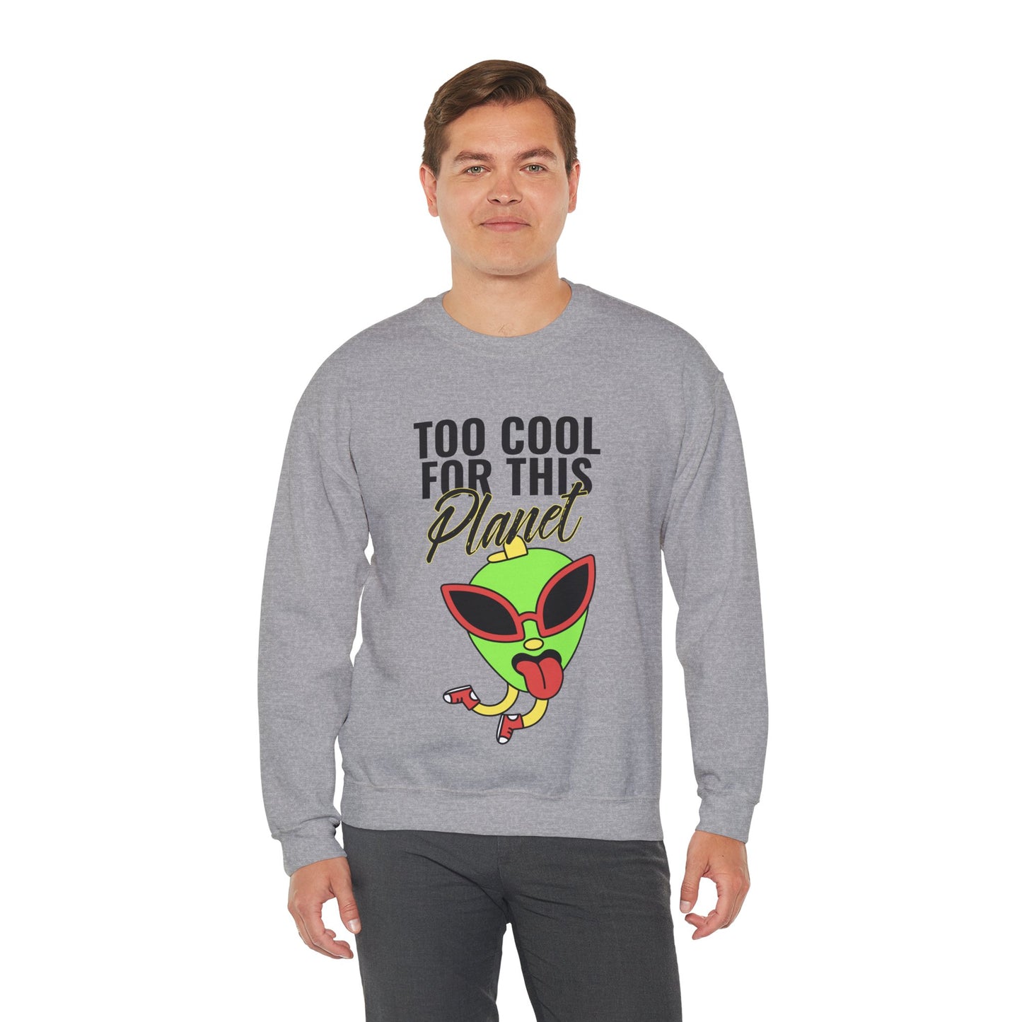 Sweatshirt "Too Cool for this Planet" - Homem