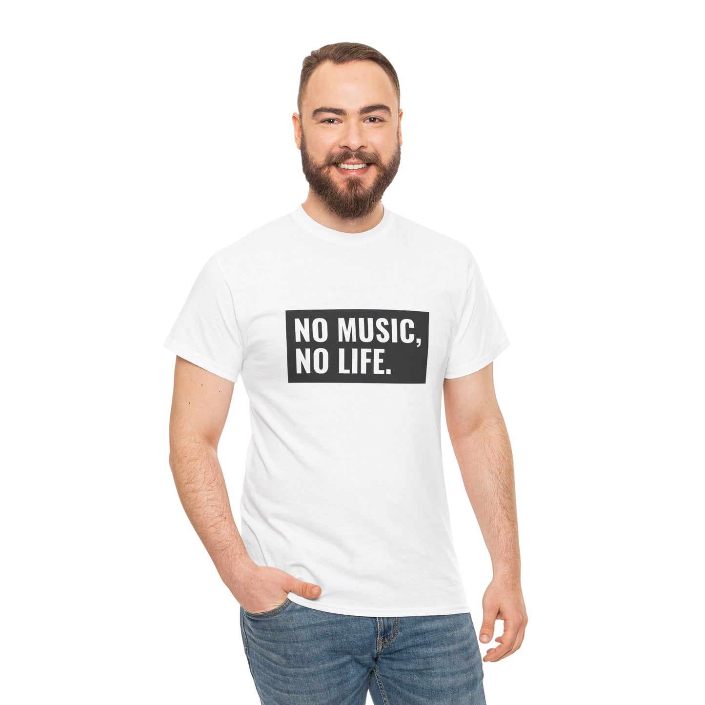 T-shirt - "No Music, No Life" | Men | Romero's