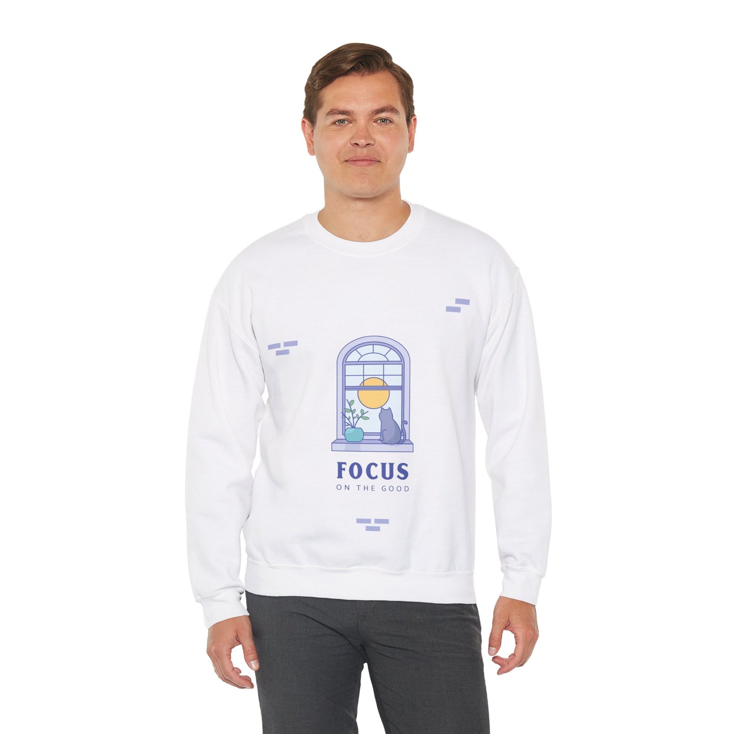 Sweatshirt "Focus on the Good" - Men