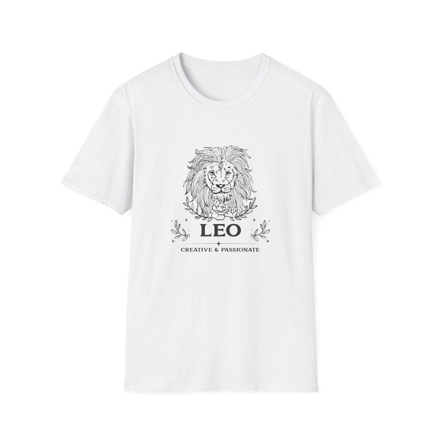 Camiseta "Leão: Criativo e Apaixonado" | Homem