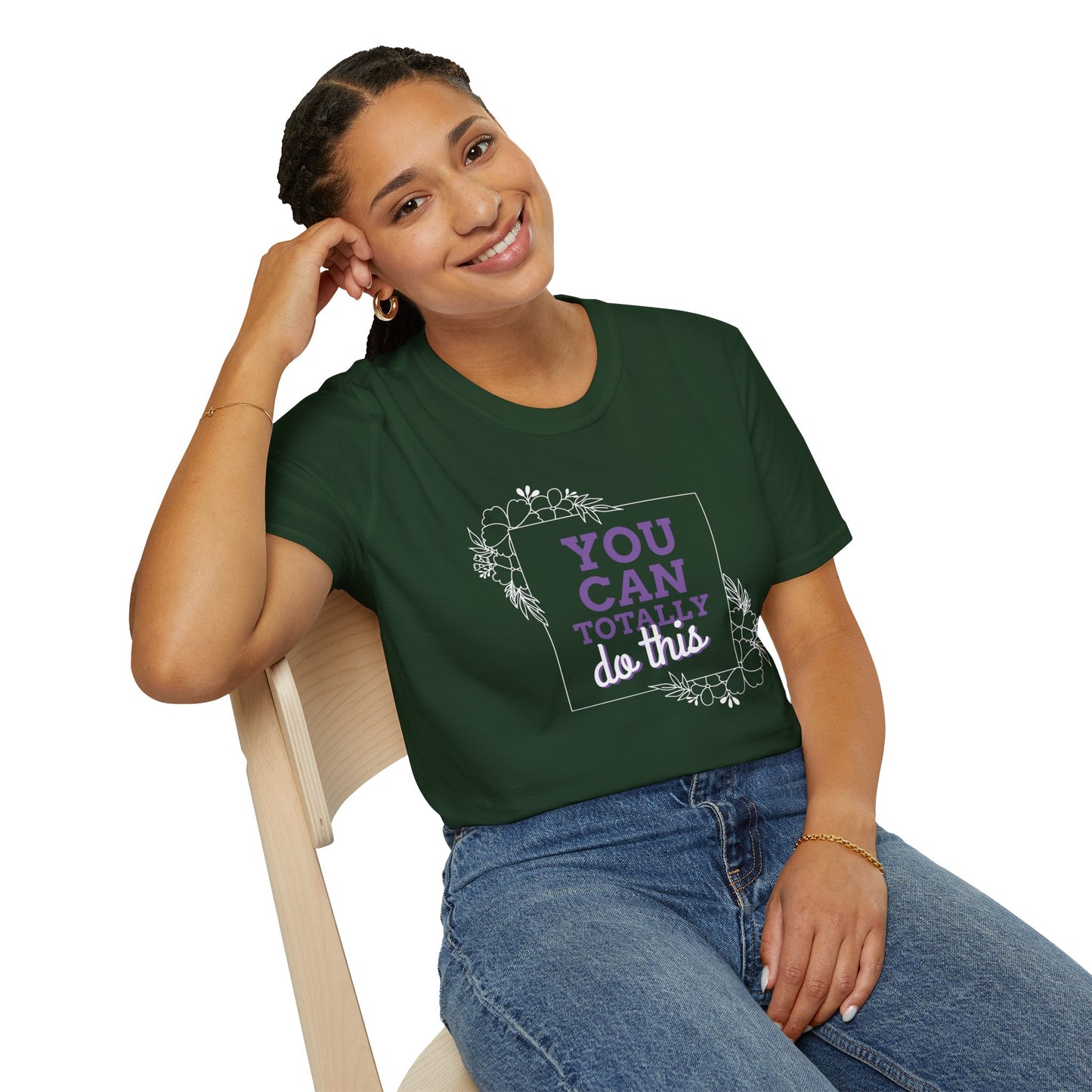 "T-shirt 'You Can Totally Do This' | Woman | Romero's: Estilo con Intención"