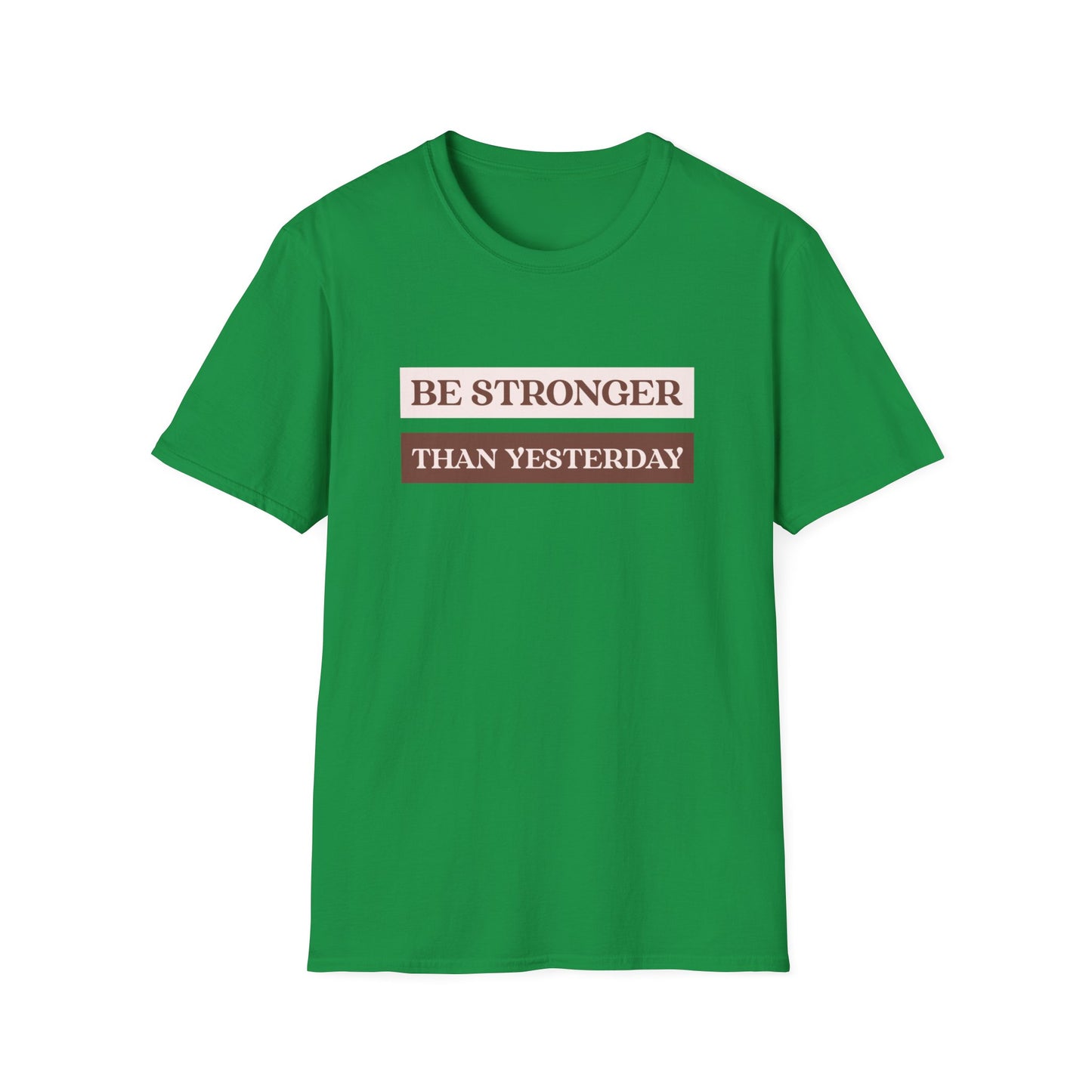 "T-shirt 'Be Stronger than Yesterday' | Men | Romero's: Estilo con Intención"