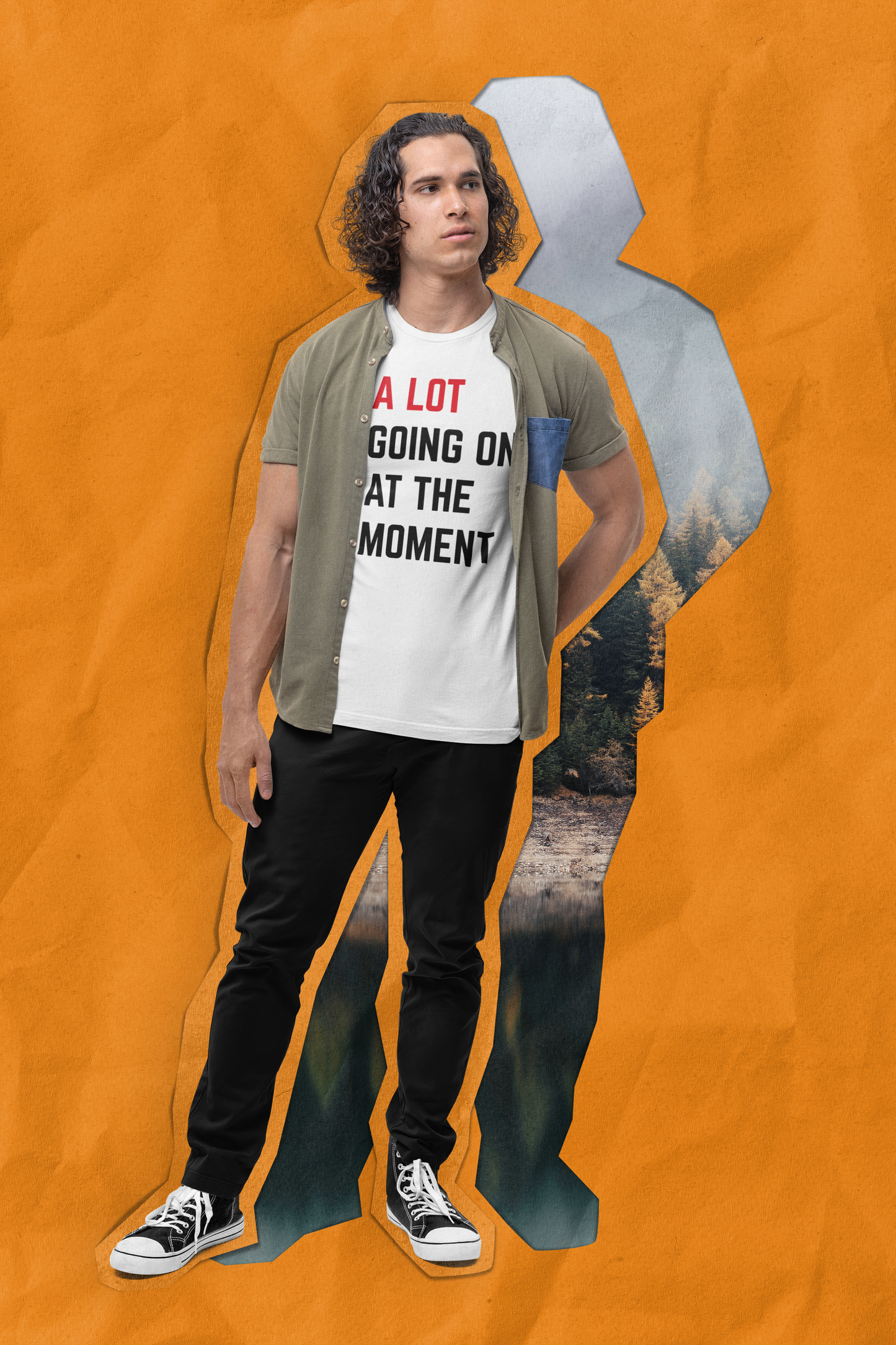 Camiseta Ultra Algodão "A Lot Going on at the Moment" - Versão Taylor's