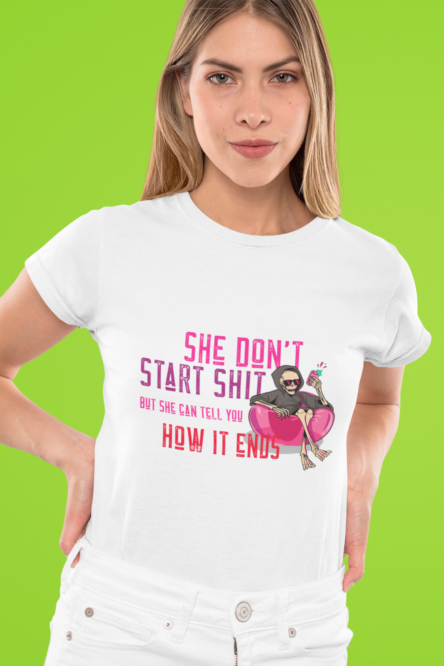 Camiseta feminina Softstyle "Vigilante Shit" - inspirada na força de Taylor Swift