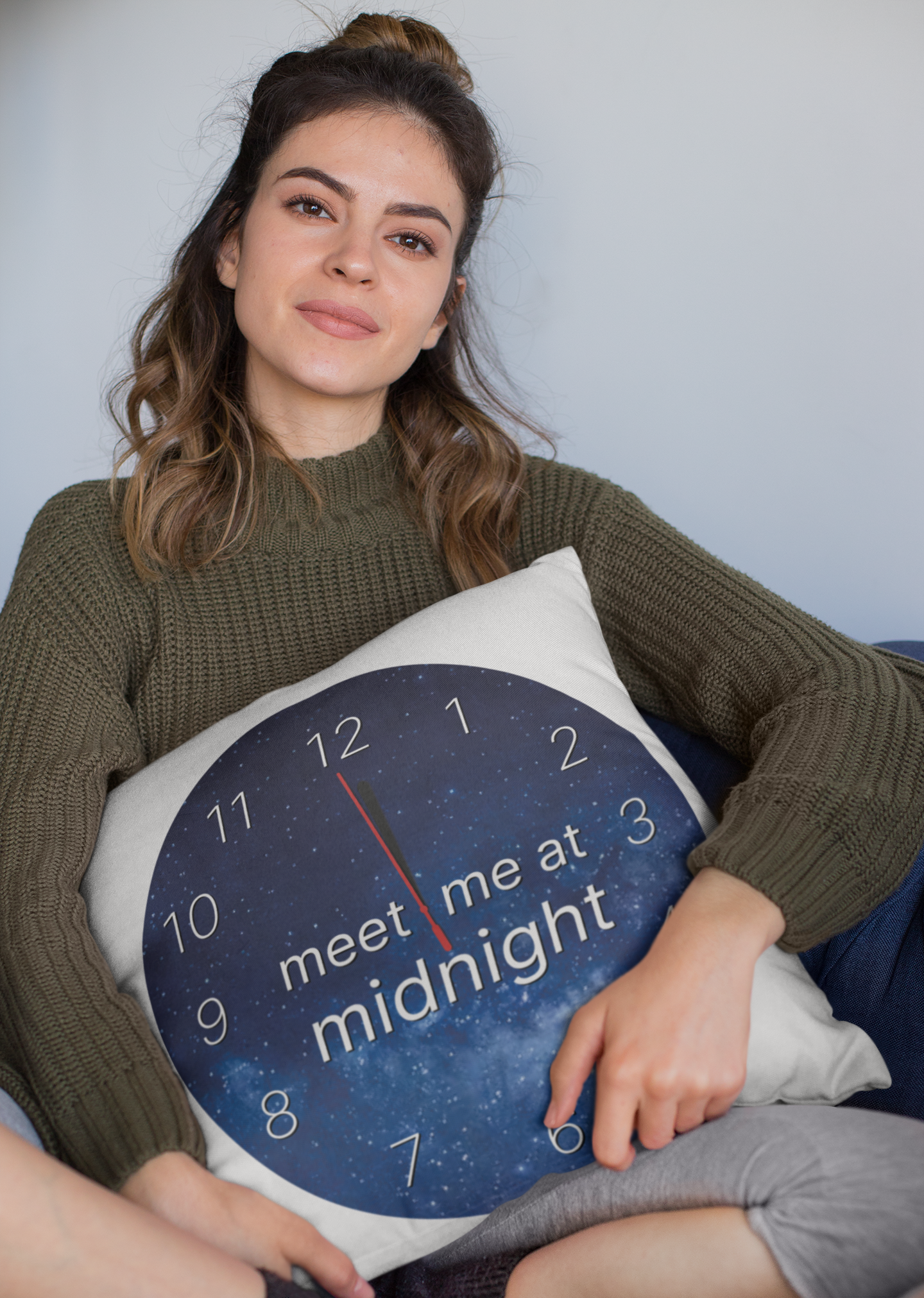 "Meet Me at Midnight" Square Polyester Cushion - Taylor's Version