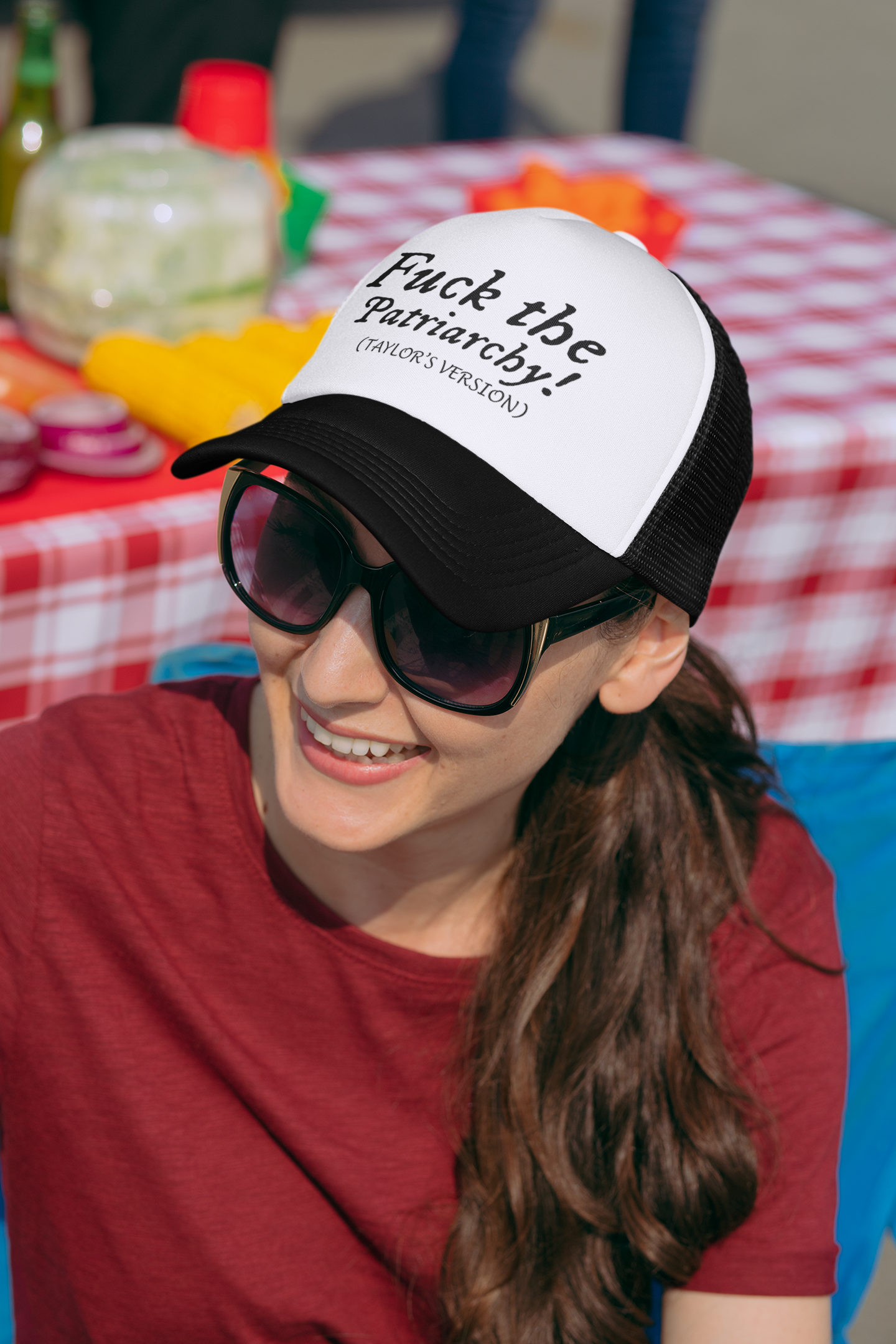 "Eff the Patriarchy!!" Mesh Cap - Taylor's Version