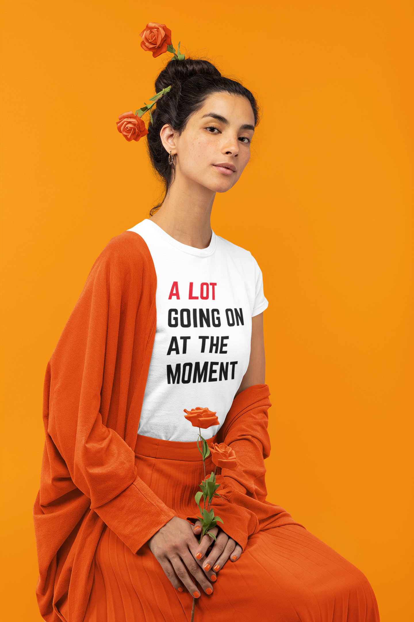 Camiseta Ultra Algodão "A Lot Going on at the Moment" - Versão Taylor's