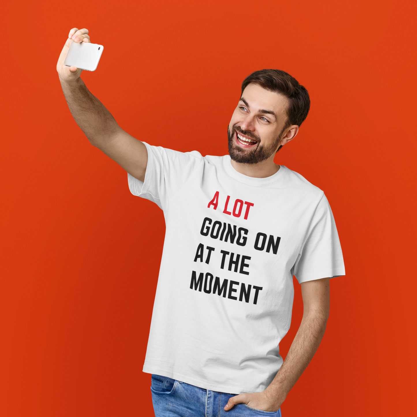 Camiseta Ultra Algodão "A Lot Going on at the Moment" - Versão Taylor's