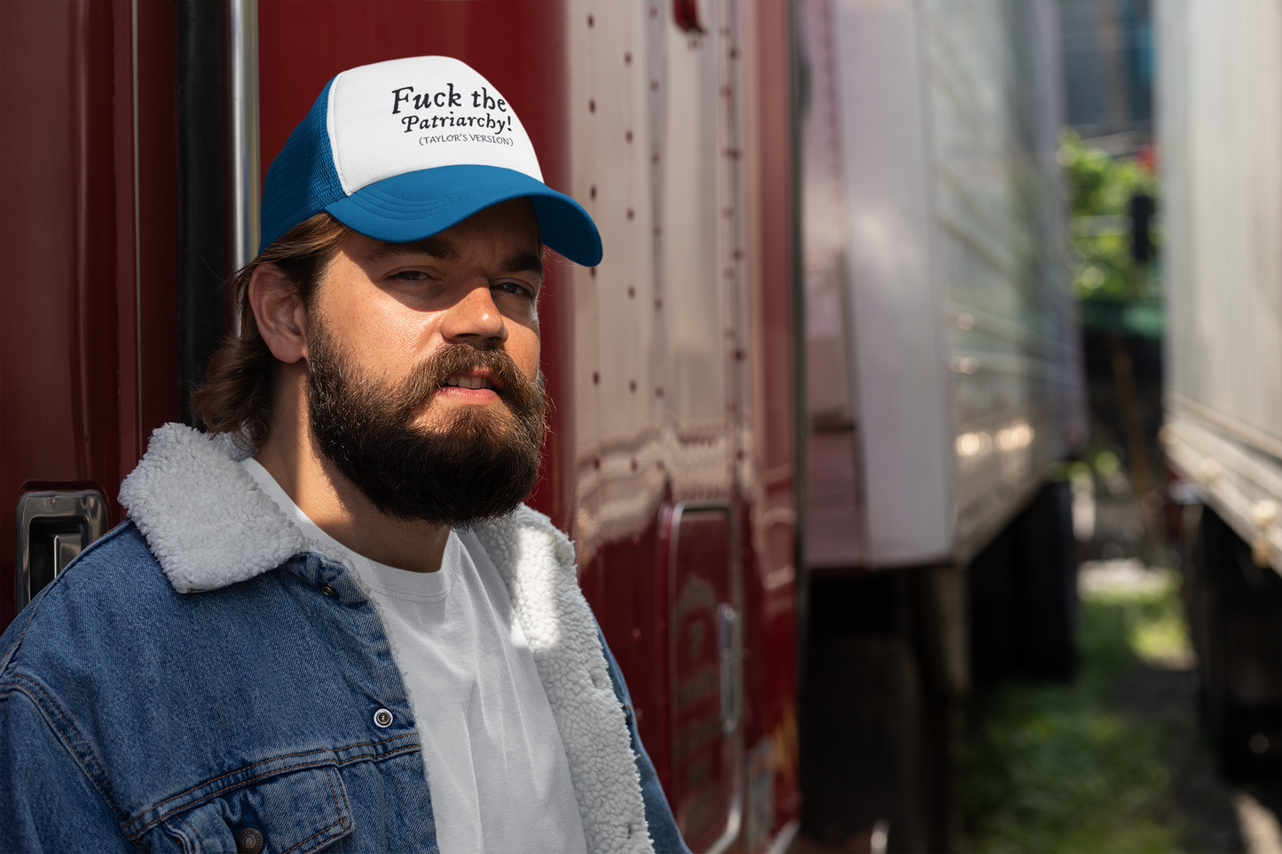 "Eff the Patriarchy!!" Mesh Cap - Taylor's Version